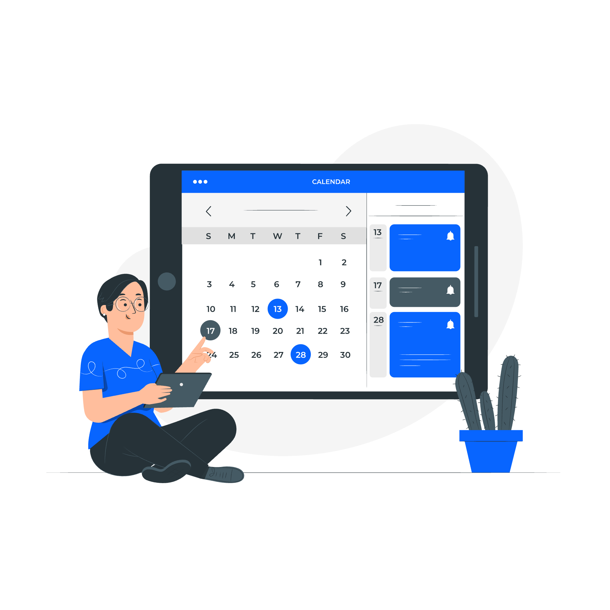 Apercu du tableau de bord Booki